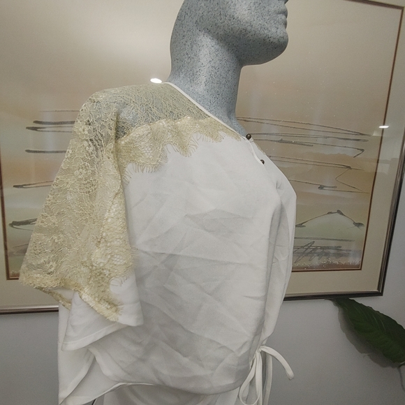 Kenneth Cole Top White Size XS - Picture 5 of 9